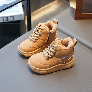 1-15y Thick Warm Plush Boots For Children 2025 Trend Fashion Boy's Girl's Snow Boots Waterproof Outdoor Kid's Velvet Boots