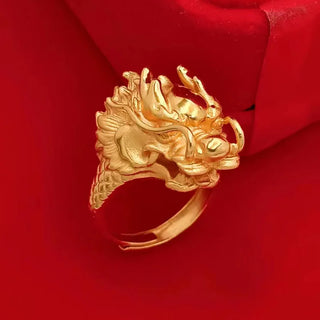 Vintage Majestic Dignity Dragon Ring