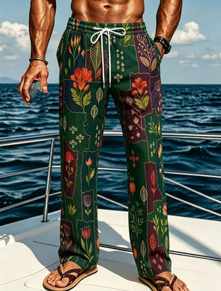 Exotic Printed Multi Pattern Loose Pants