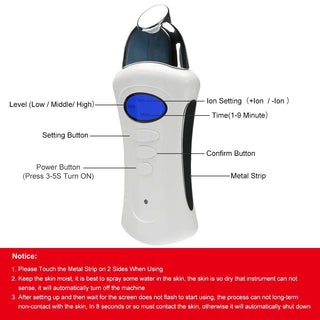 Anti - Wrinkle Galvanic Beauty Care Facial Device - Epictzar Intl.