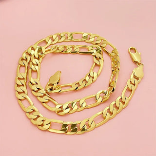 Luxury 24K Gold Geometric Necklace