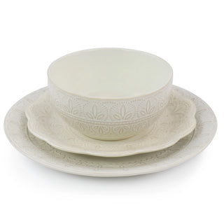 Elegant 16Pcs Stoneware Dinnerware
