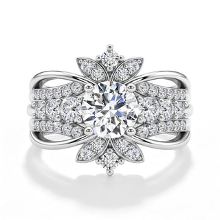 Luxury Moissanite Bridal Engagement Wedding Band