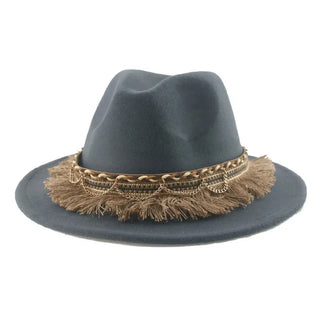 Luxury  Vintage Felted Fedora Hat
