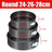 Round 24-26-28cm