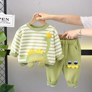 Toddler Boys Long Sleeve Tracksuits Set