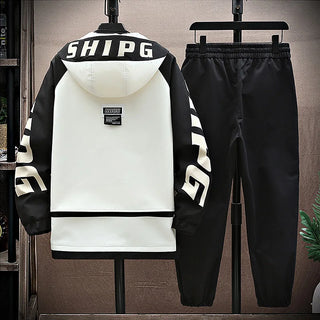 Men Joggers Hooded 2Pcs. Sportswear Set