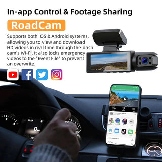Dual Dash Cam Front And Inside Camera - Epictzar Intl.