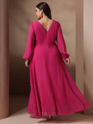 Elegant Ruffled Formal Party Maxi Dress - Epictzar Intl.