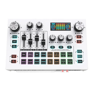 Live Streaming Sound Card DJ Mixer Effects