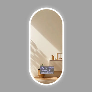 Vanity Smart Oval Touch Screen Mirror