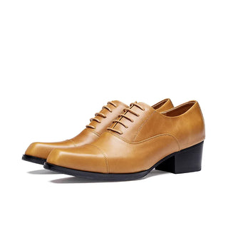 Business Men Square Toe Leather Shoes
