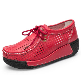 Genuine Leather Comfortable Wedge Shoes