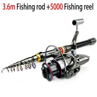 Carbon Fiber Telescopic Fishing Pole & Reel Combo - Epictzar Intl.