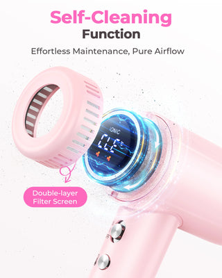 High Speed Rear-intake Hair Dryer 160000RPM Brushless Cold Hot Silent Home Hair Dryer 500 Million Negative Ion Fast Dry Blower