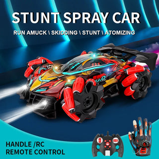 RC LED Light Wheel Stunt Toy Car