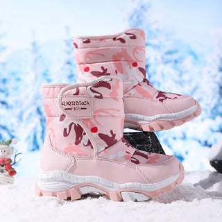 Boys Rubber Sole Warm Outdoor Boots