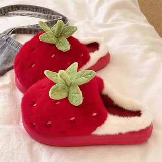 Indoor Home Warmth Plush Cotton Slippers
