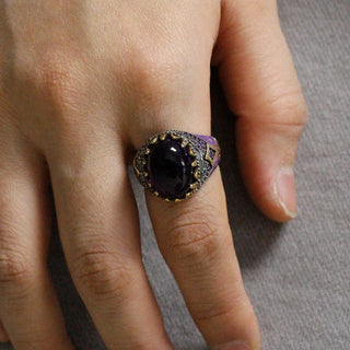 Handmade Vintage Religious Men's Ring