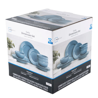 Handmade Stoneware 12-Piece Dinnerware Set