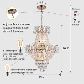 Luxury Imperial Style Crystal Chandelier