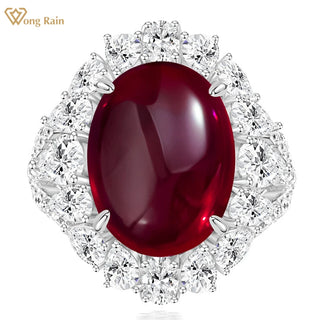 High Carbon Diamond Gemstone Cocktail Ring