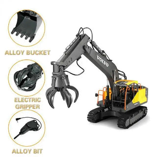 Children's RC Excavator Alloy Crawler Digger