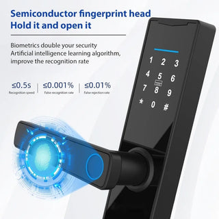 Electronic Fingerprint Deadbolt Smart Door Lock