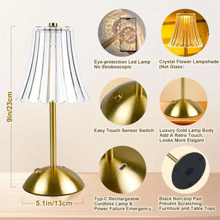 Rechargeable Cordless Bedside Reading Lamps