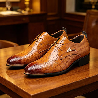 Office Pointed Toe Soft Leather Shoes