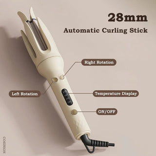 Ceramic Rotating Waves Anti - Tangle Curling Iron - Epictzar Intl.