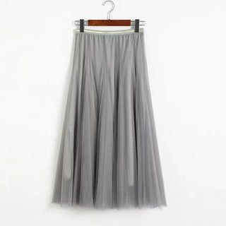 High Waist Chic Pleated Beach Skirt