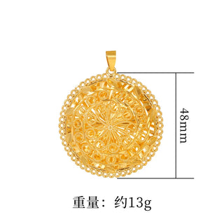 Luxury Gold Flower Vintage Necklace
