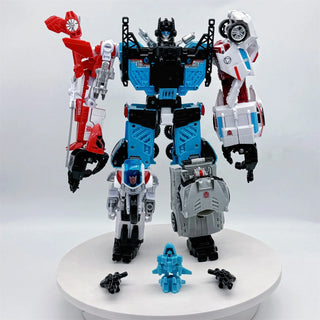 Transformation Robot Toys HZX Defensor Bruticus Superion Devastator IDW 5 IN 1 6 IN 1 ONE NO BOX Sets Action Figure KO 6in1