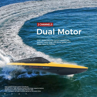 Large Speedboat High-Speed 2.4G RC Water Toy