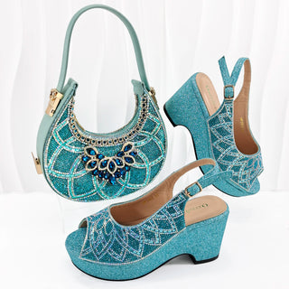 Italian Women Shoe & Bag Set