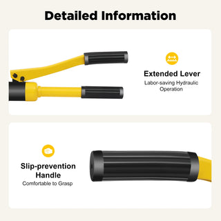 SC-16 8T Hydraulic Rebar Cutter with Portable Box Hex Key Hydraulic Crimping Plier Rebar Fence Chains Sheets Metal Cutting Tool