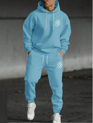 Hooded Paw Printed Running Sportswear