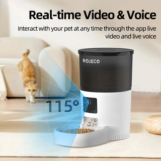 Smart Video Camera Automatic Pet Feeder