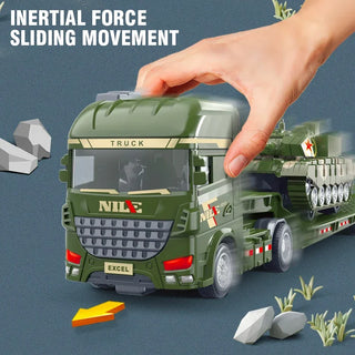 Semi-carrier Trailer Construction Toy Vehicle