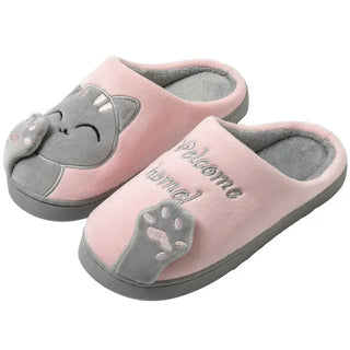 Plush Indoor Thermal Furry Warm Slippers