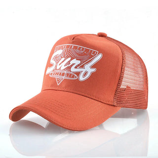 FS Red Yellow 5 Panel Baseball Cap For Men Women Summer Breathable Mesh Trucker Hats Snapback Hip Hop Caps Bone Masculino 2025