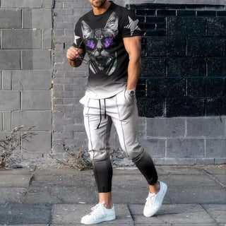 Men's Sports Short Sleeve Set