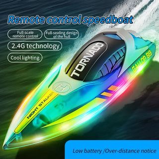 Children's 2.4G RC Strong Racing Power Speedboat