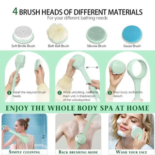 Electric Body Brush Shower Back Scrubber