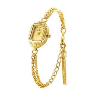 New Luxury Elegant Gold Bracelet Watches For Women Fashion Small Chain Watch Vintage Quartz Ladies Watch 2025 Women's Wristwatch