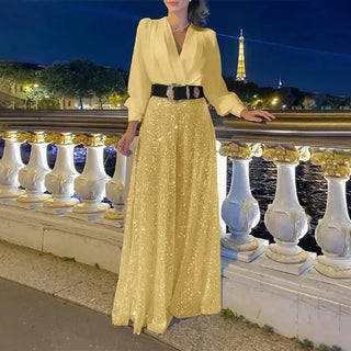 Evening Party Long Sleeve Jumpsuit - Epictzar Intl.
