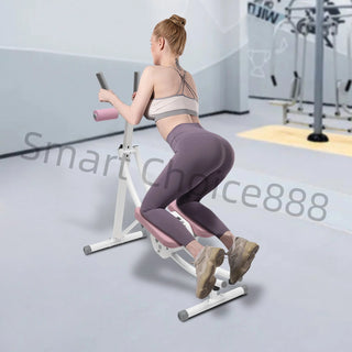 Dual-Track Abdominal Trainer Ab Machine 330lbs Weight Capacity Foldable Gear Adjustment Core & Abdominal Exercise for Home Gym