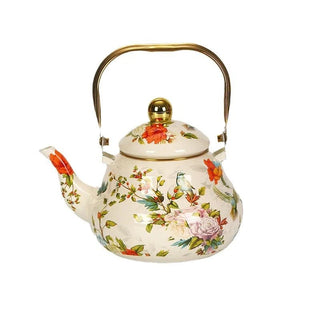 Vintage Enamelware Kettle Classic Enamel Teapot - Epictzar Intl.