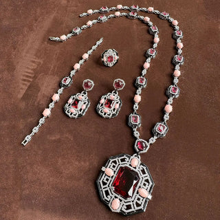Missvikki Luxury Long Drop Necklace Earrings Jewelry Sets Super CZ for Noble Women Bridal Wedding Gorgeous Sparkling Best Gift
